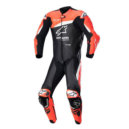 Alpinestars GP Plus V4 Tuta Intera Black / Red Fluo / White