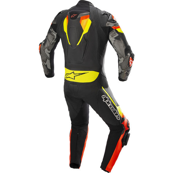 Alpinestars Atem V4 Tuta Intera Black / Red Fluo / Yellow